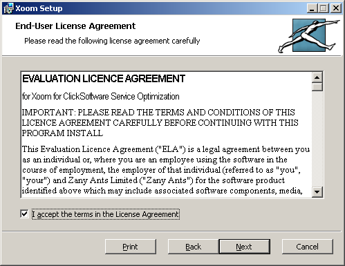 License agreement